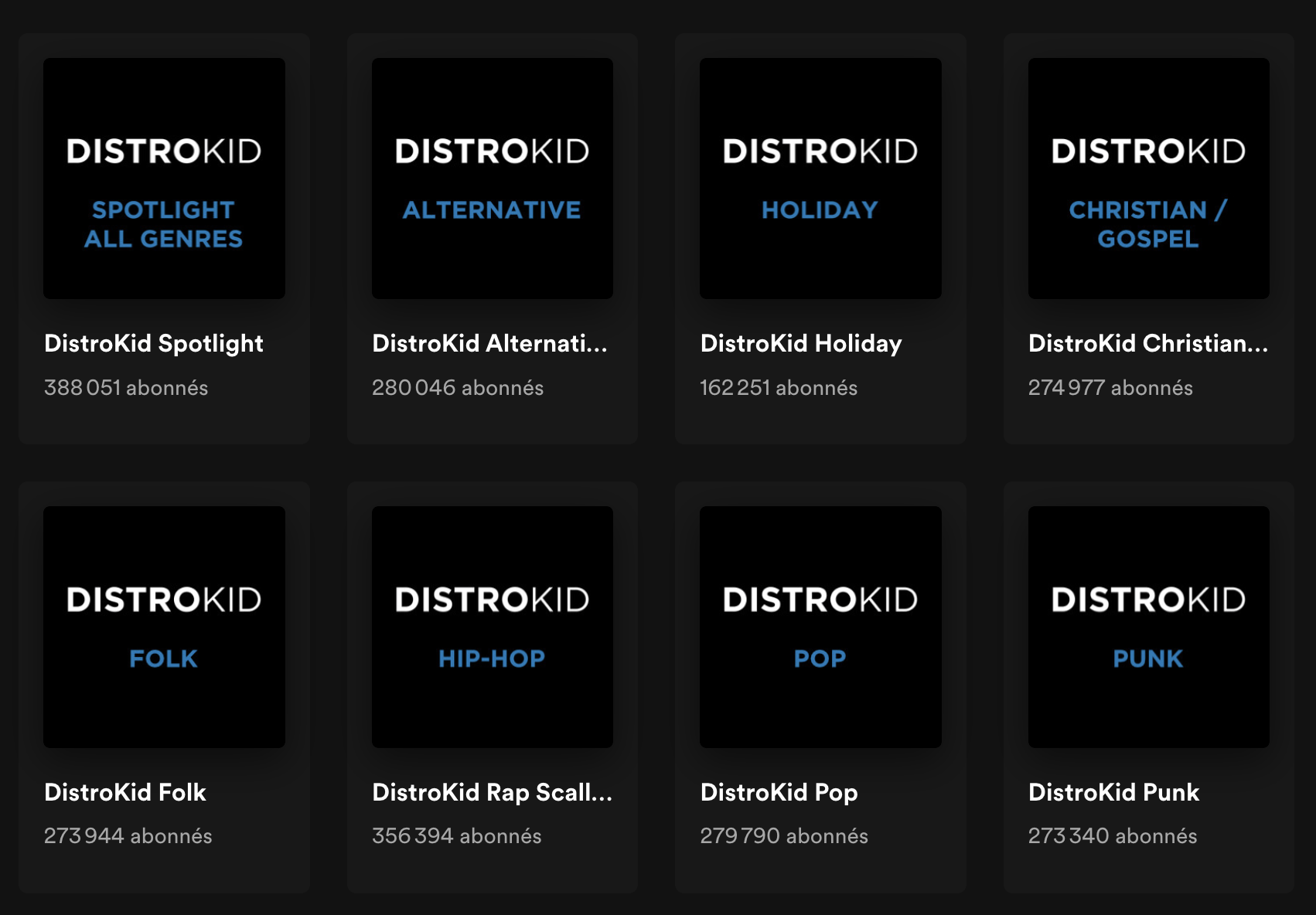 DistroKid Spotlight Centre d'aide DistroKid
